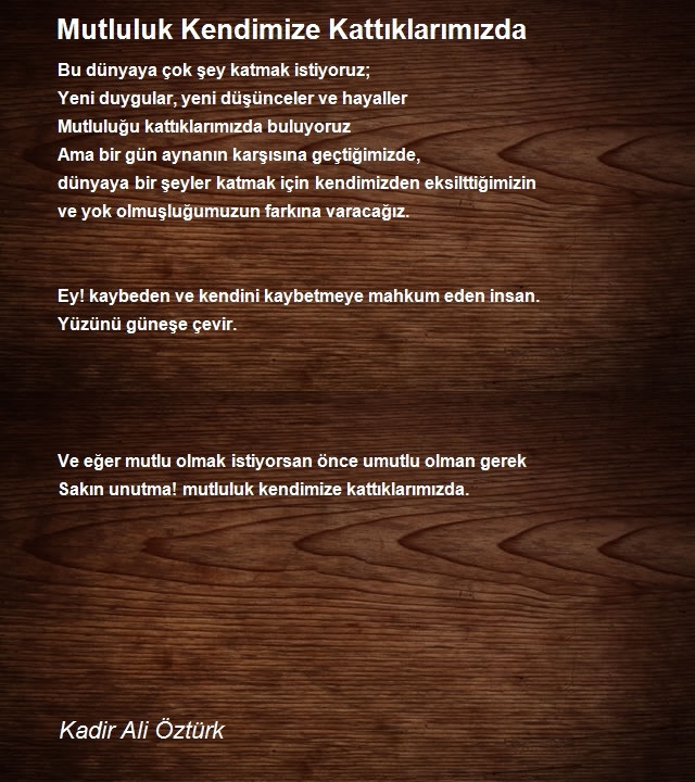 Kadir Ali Öztürk