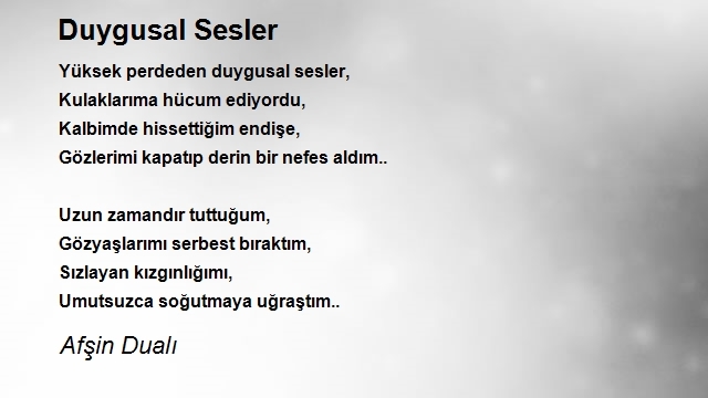 Afşin Dualı