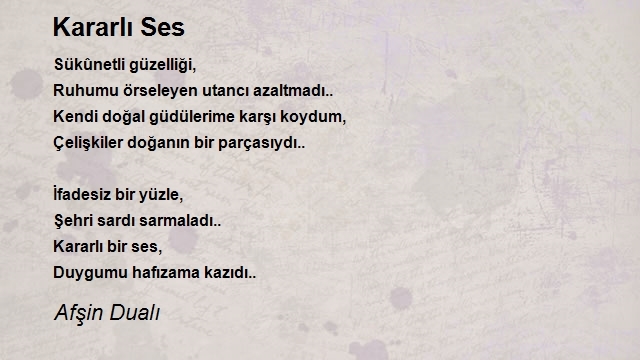 Afşin Dualı