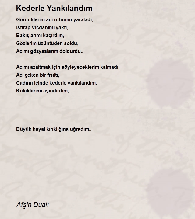 Afşin Dualı