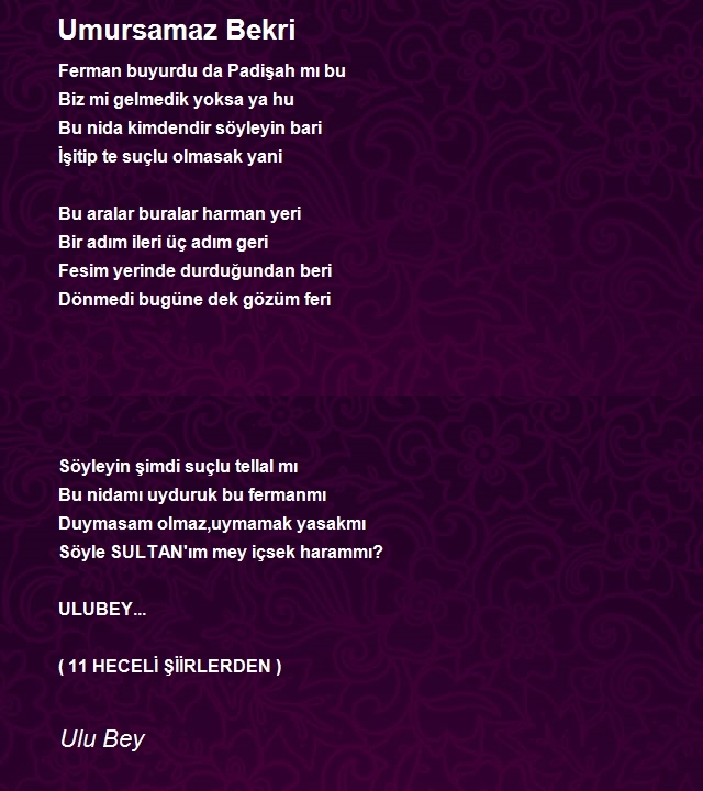Ulu Bey