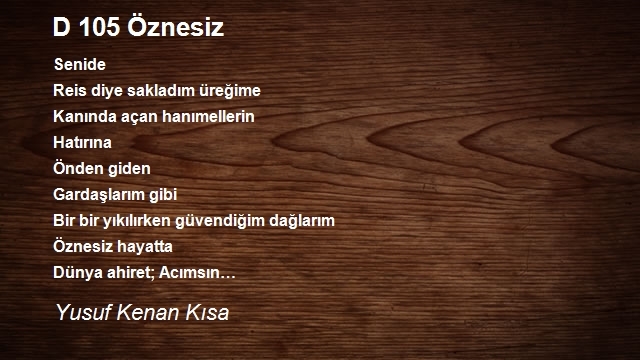 Yusuf Kenan Kısa