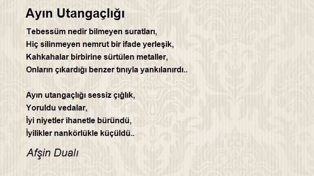 Afşin Dualı