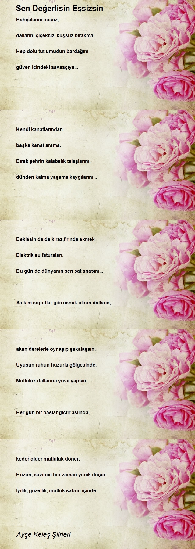 Ayşe Keleş Şiirleri