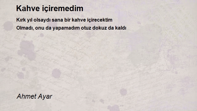Ahmet Ayar