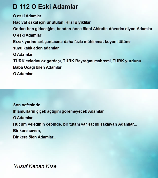 Yusuf Kenan Kısa
