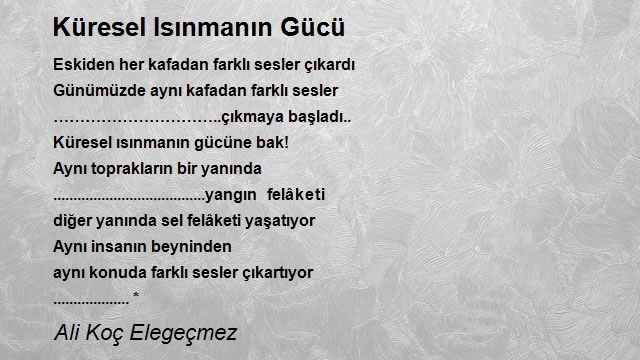 Ali Koç Elegeçmez