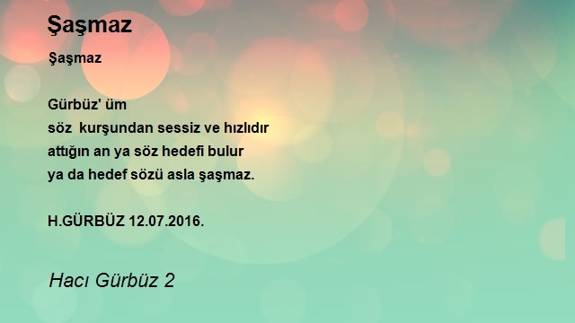 Hacı Gürbüz 2