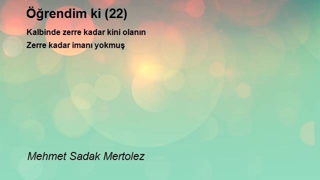 Mehmet Sadak Mertolez