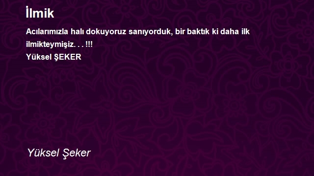 Yüksel Şeker