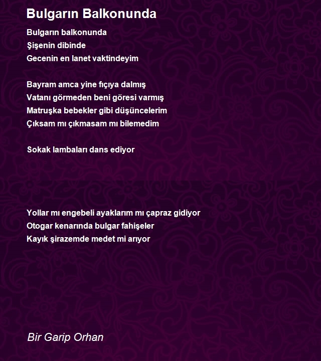 Bir Garip Orhan