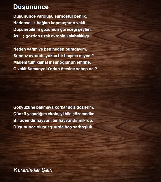 Karanlıklar Şairi
