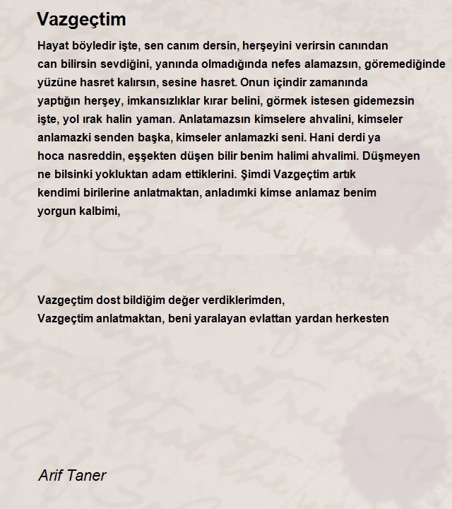 Arif Taner