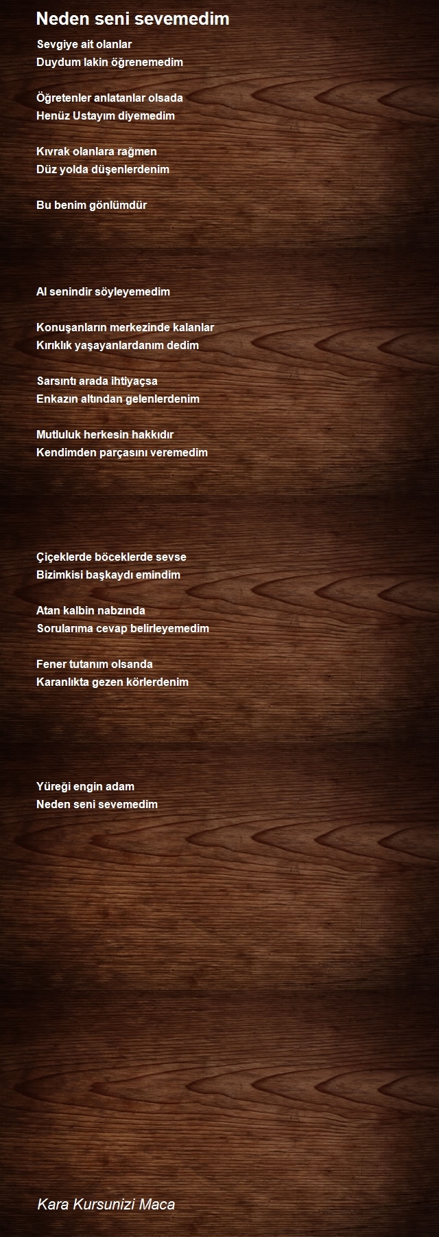 Kara Kursunizi Maca