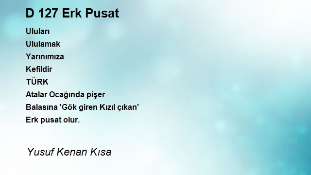 Yusuf Kenan Kısa