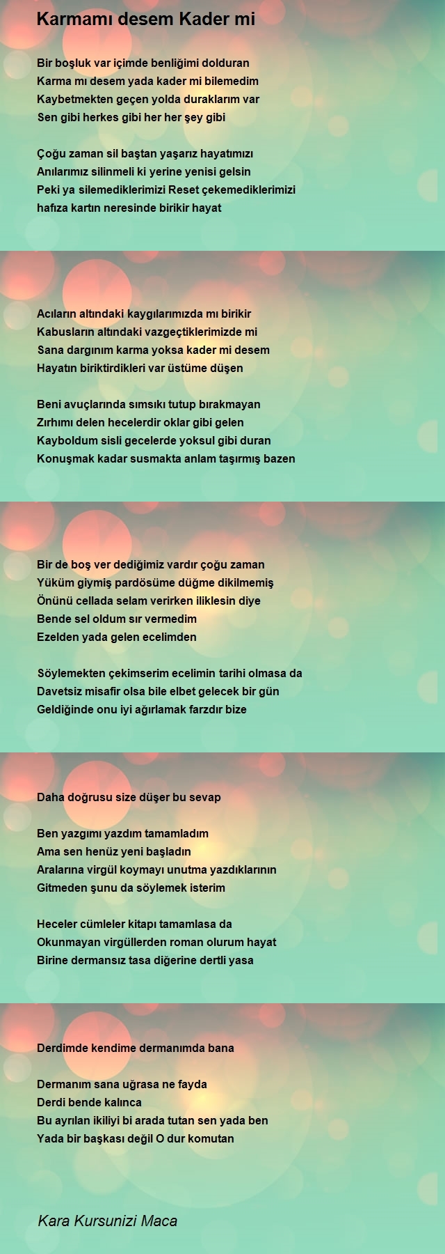 Kara Kursunizi Maca
