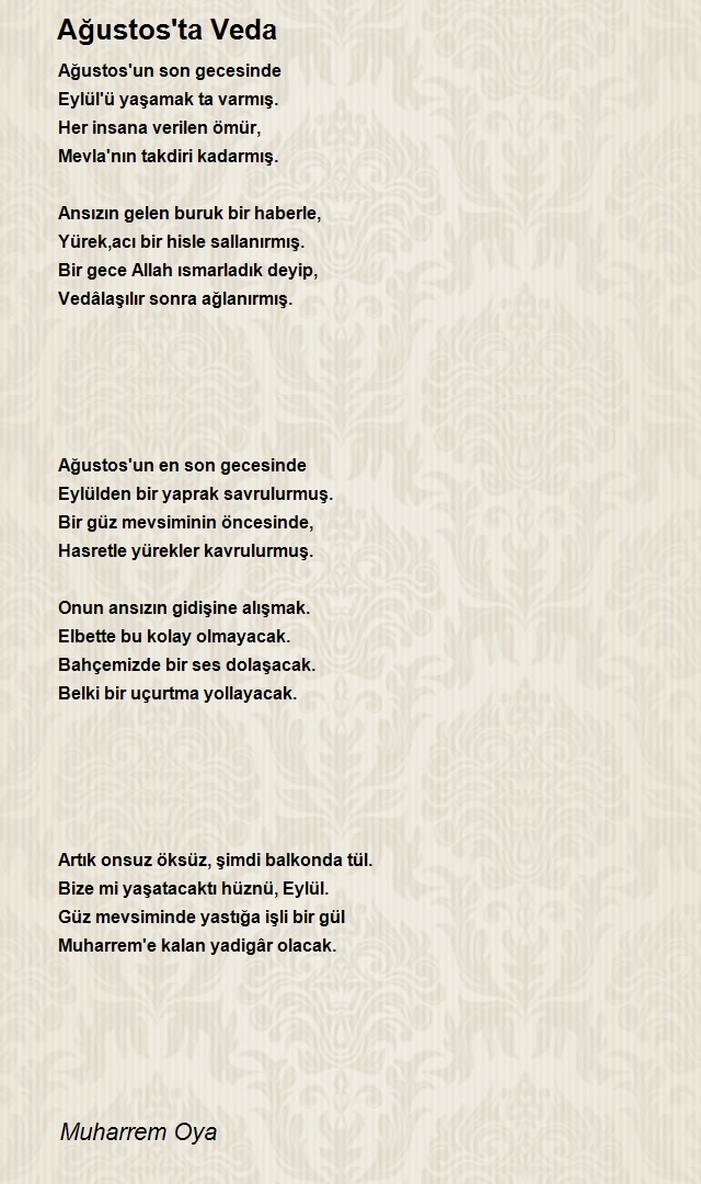 Muharrem Oya