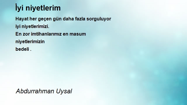 Abdurrahman Uysal