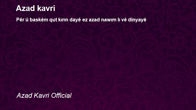 Azad Kavri