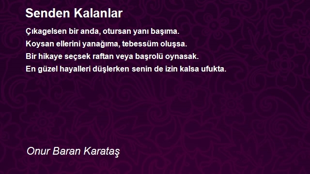 Onur Baran Karataş