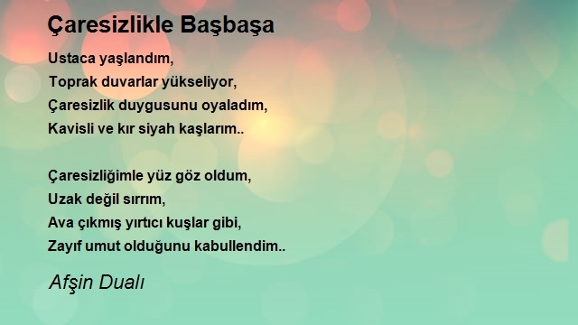 Afşin Dualı