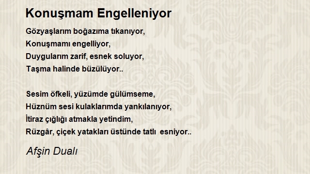 Afşin Dualı