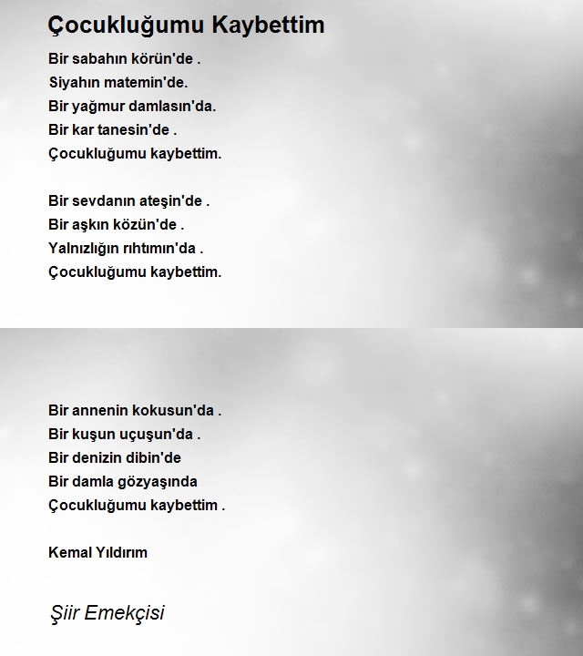 Şiir Emekçisi