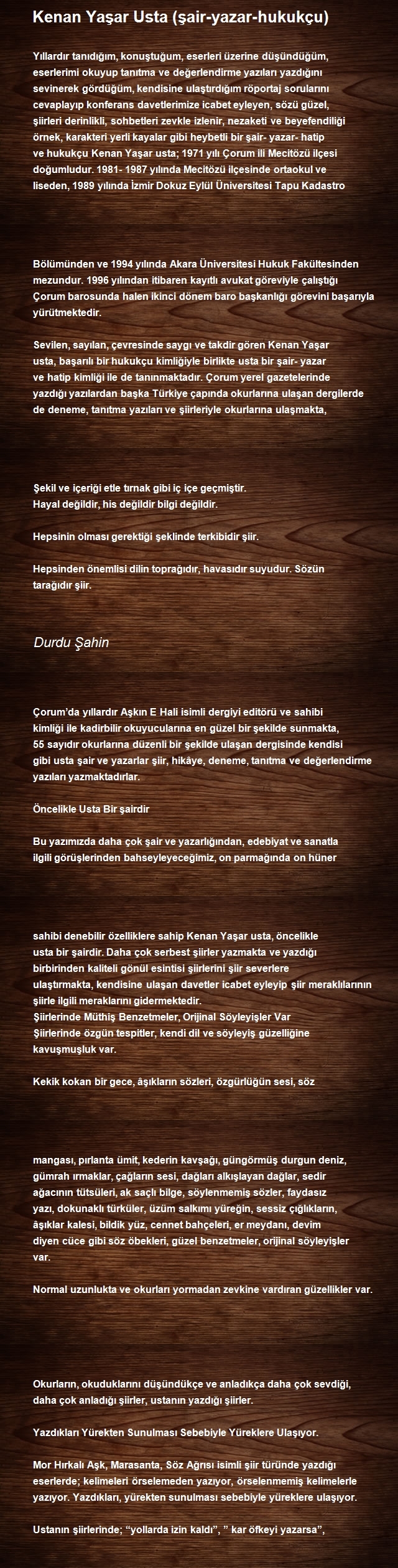Durdu Şahin