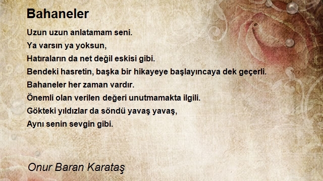 Onur Baran Karataş