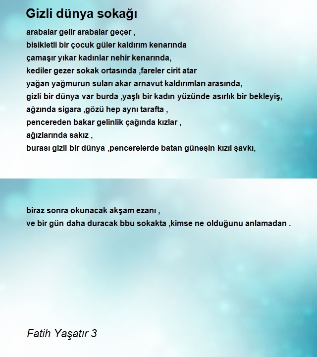 Fatih Yaşatır 3