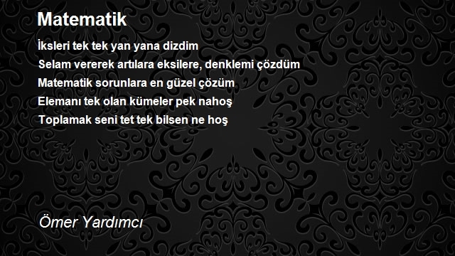 Ömer Yardımcı