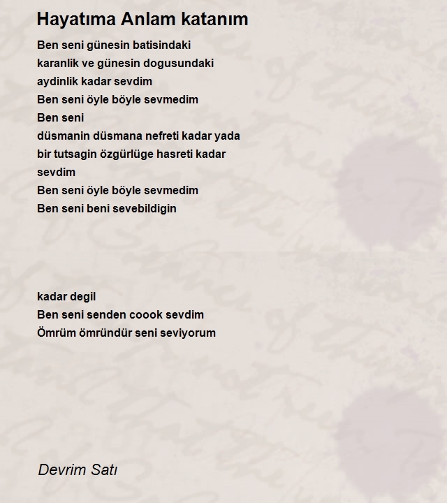 Devrim Satı