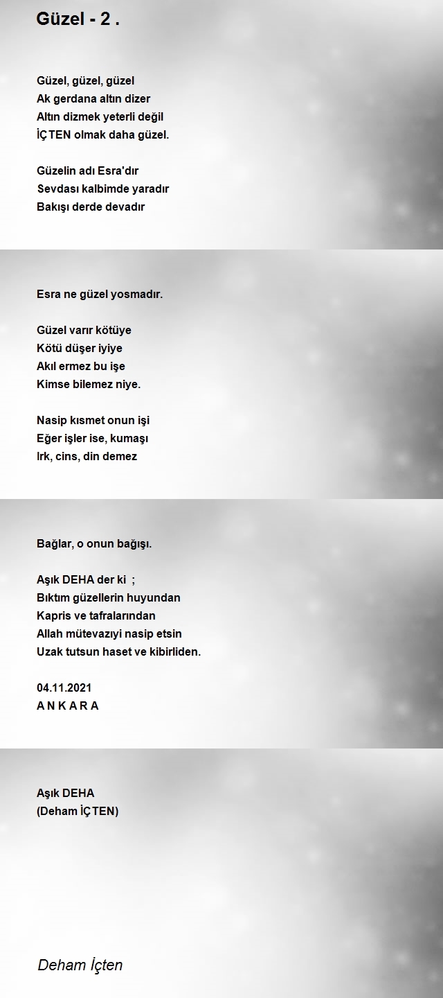 Deham İçten