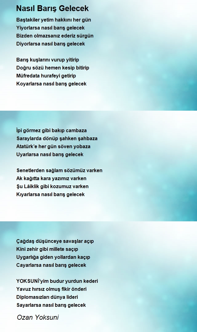 Ozan Yoksuni
