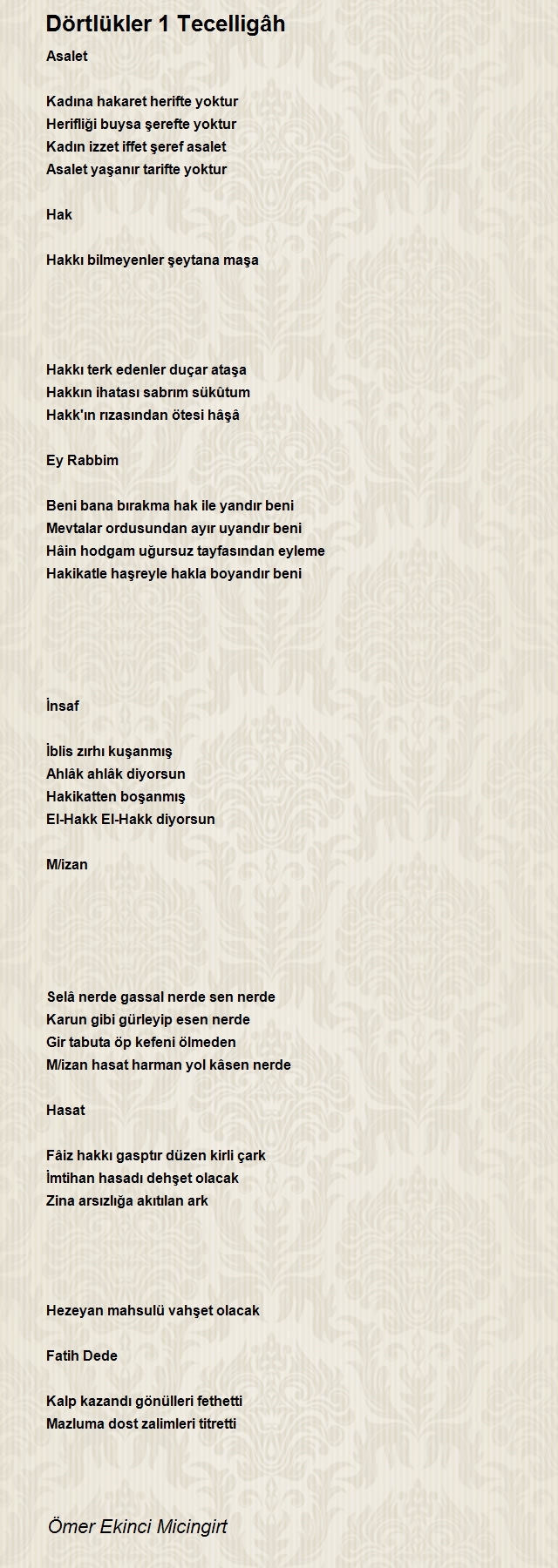 Ömer Ekinci Micingirt