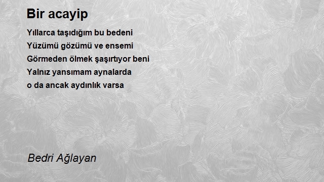 Bedri Ağlayan