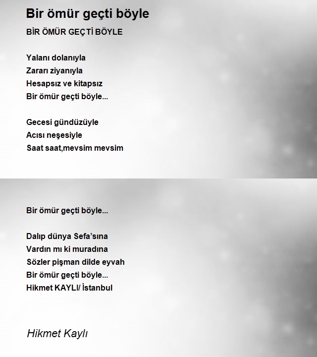 Hikmet Kaylı