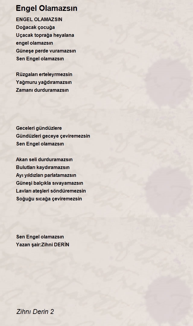 Zihni Derin