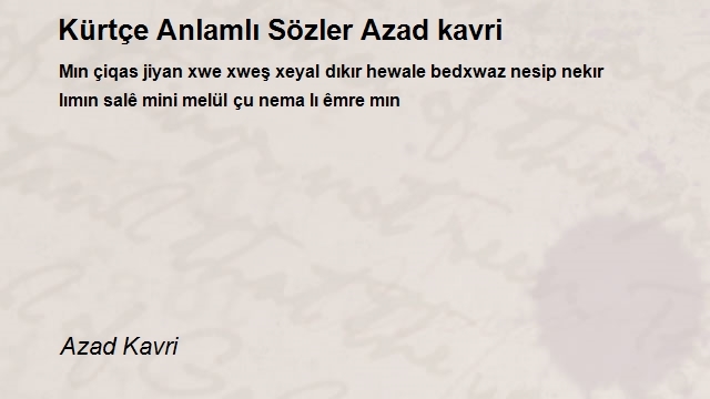Azad Kavri