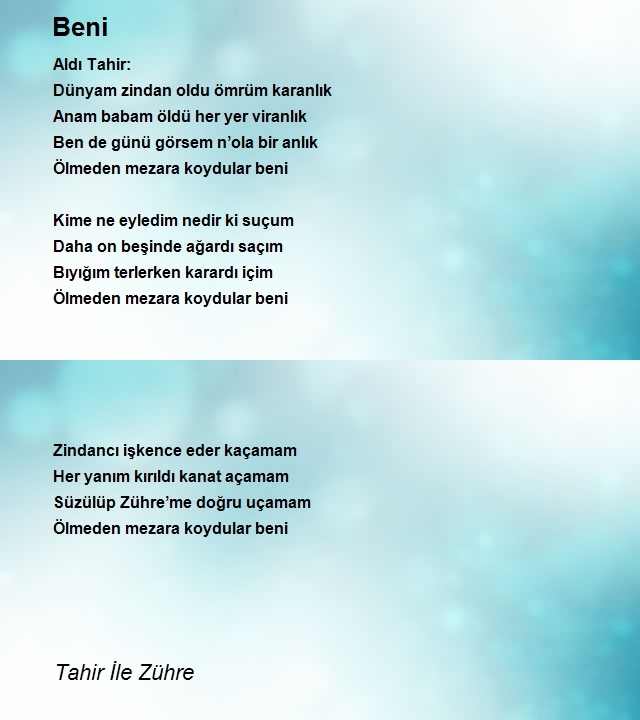 Tahir İle Zühre