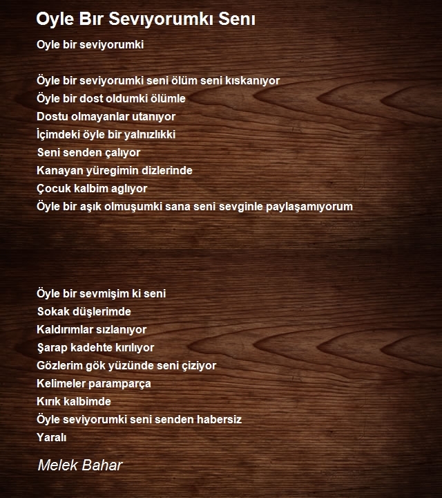 Melek Bahar