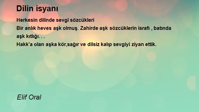Elif Oral