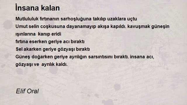 Elif Oral