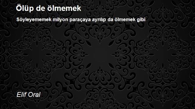 Elif Oral