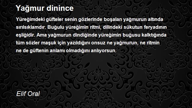 Elif Oral