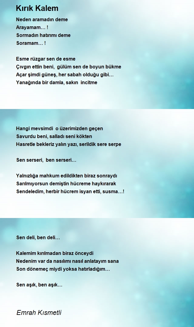 Emrah Kısmetli