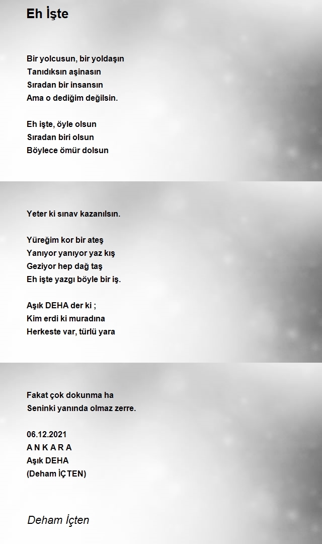 Deham İçten
