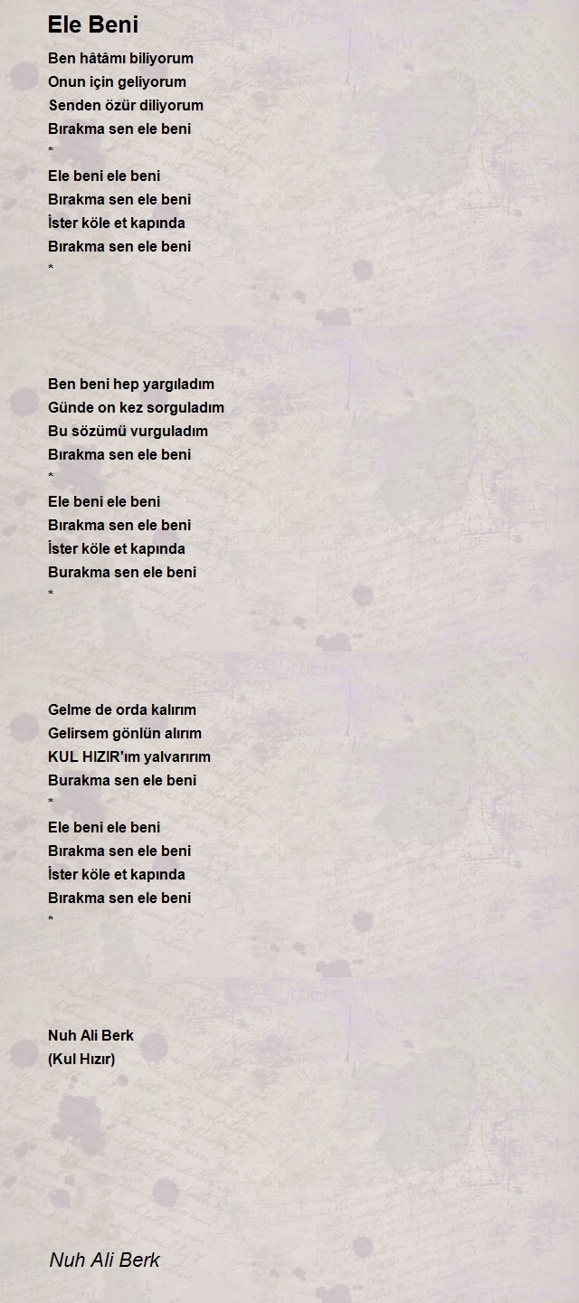Nuh Ali Berk