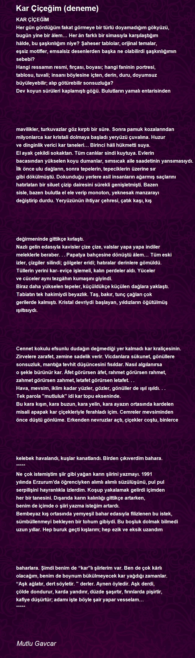 Mutlu Gavcar