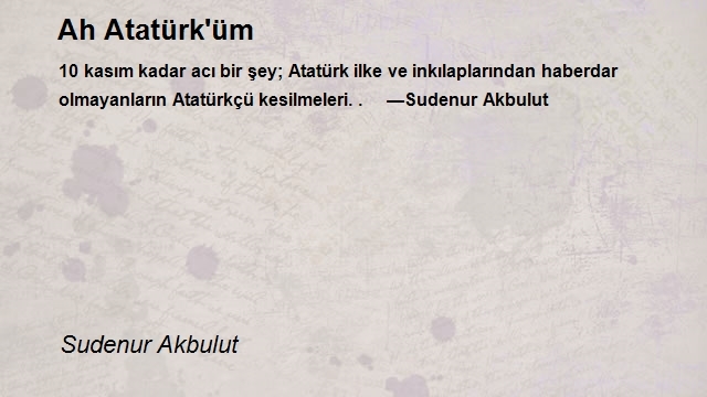 Sudenur Akbulut